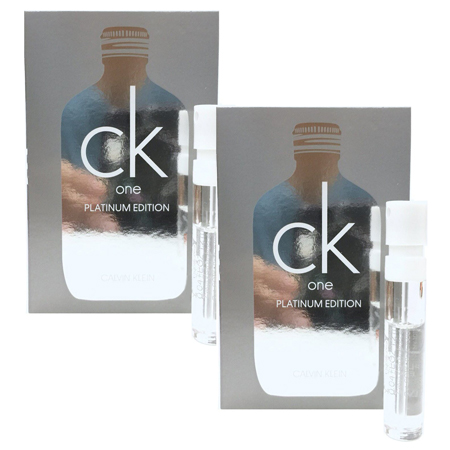 CK Calvin Klein One Platinum Edition EDT 1.2 ml น้ำหอมผู้ชาย กลิ่นเย็นสบายและอบอุ่น ผสานรวมความสดใสไร้เดียงสาเข้ากับความสุขุมนุ่มลึก